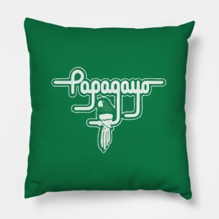 Papagayo's Mexican Restaurant | Vintage Durham North Carolina T-Shirt Pillow