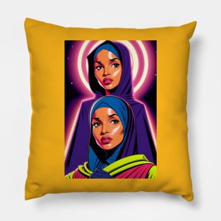 THE SQUAD-ILHAN OMAR 9 Pillow