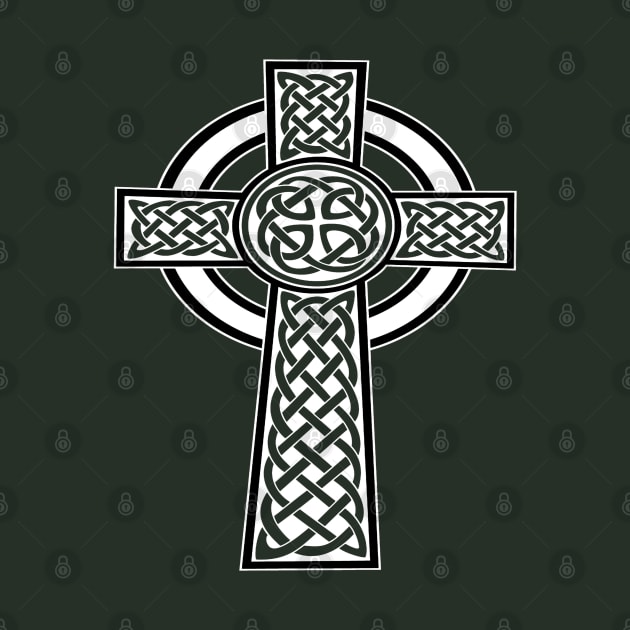 Ornamental Celtic High Cross Decorative Knotwork 2 by taiche
