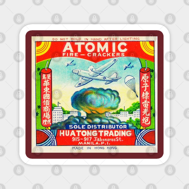 Atomic Vintage Hong Kong Firecrackers Magnet by chilangopride