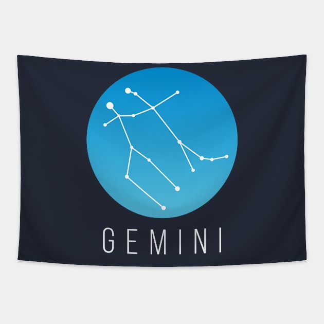 Gemini Constellation Tapestry by Jennifer