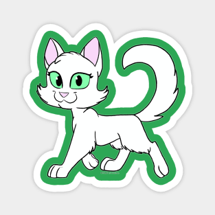 Winter Cat - Evergreen (Part 1) Magnet