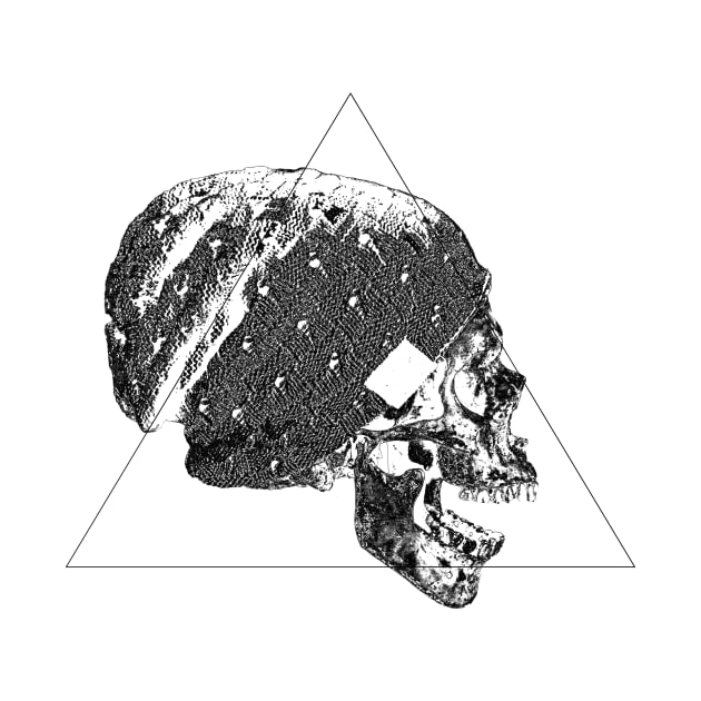 invert skull with beanie by stoekenbroek