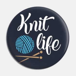 Knit Life Pin