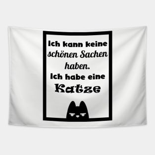 fun cat quotes in german Tapestry