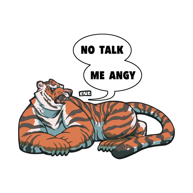NO TALK ME ANGY by greatnatureguy