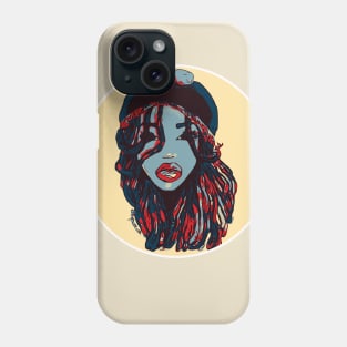 Dope Blue Dreads Locs Natural Hair Queen Phone Case