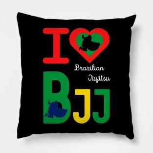 I heart BJJ / I love BJJ Pillow