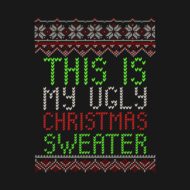 Funny Christmas Ugly Christmas Sweater Holiday Gifts by thuden1738