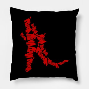 Gojira Name Collage Pillow