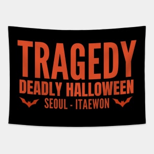 Tragedy halloween 150 Tapestry