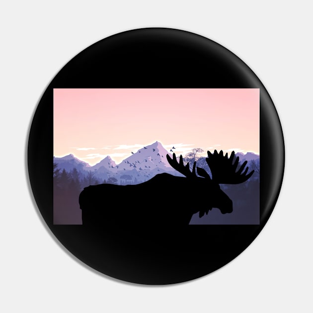 Moose Pin by Onceer