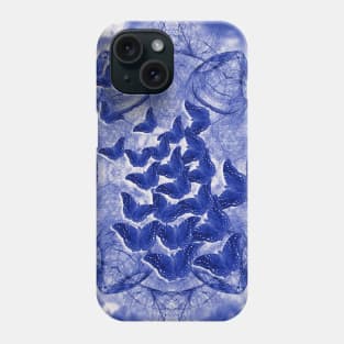 Shadow butterflies emerging from dark chrysalis Phone Case