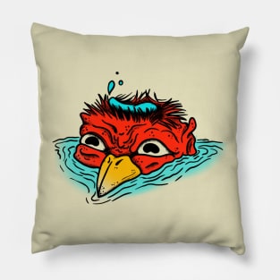 Kappa yokai tattoo art Pillow