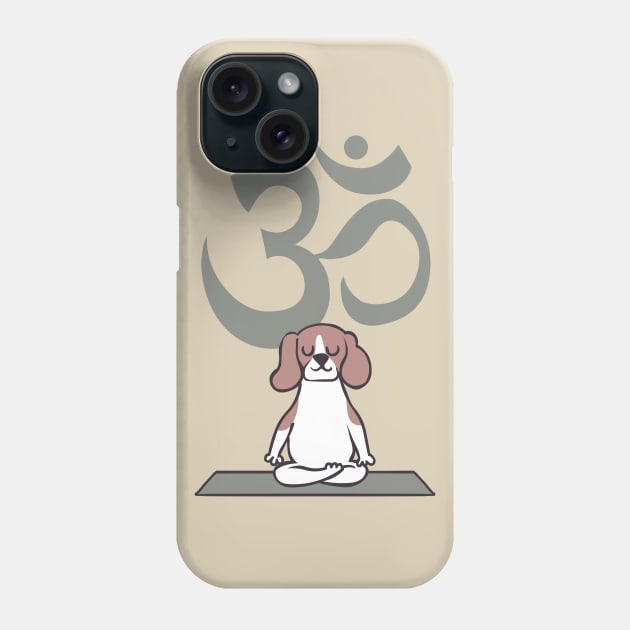 Om Beagle Phone Case by huebucket