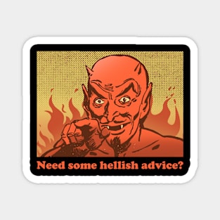 Satan - Need Some Hellish Advice? Magnet