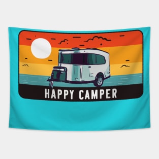 Happy Camper sunset Tapestry