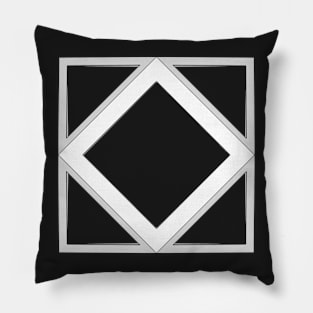 Seni Lawal v2 skeletal cuboctahedron Pillow