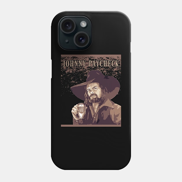 Johnny Paycheck // Vintage Phone Case by Degiab