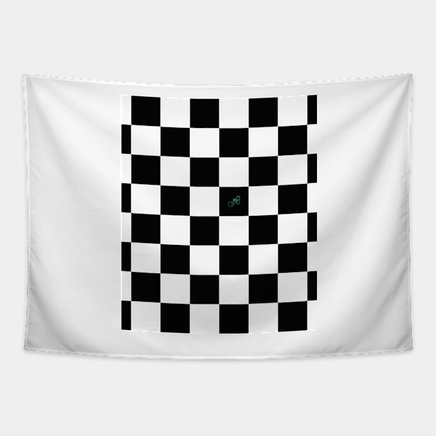 Checkers Tapestry by LibrosBOOKtique