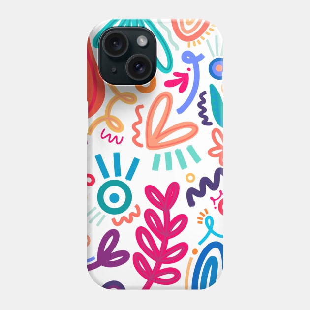 shapes and colors Phone Case by AS.PAINTINGS