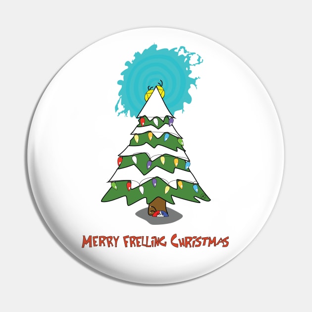 Merry Frelling Christmas DRD Pin by spritelady