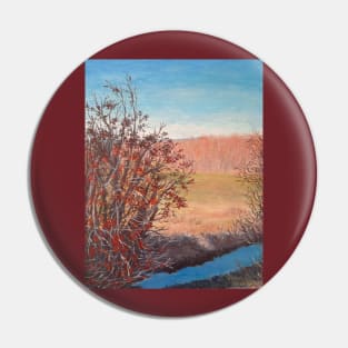 Bush with red berries Pin