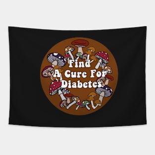 Find A Cure For Diabetes Tapestry