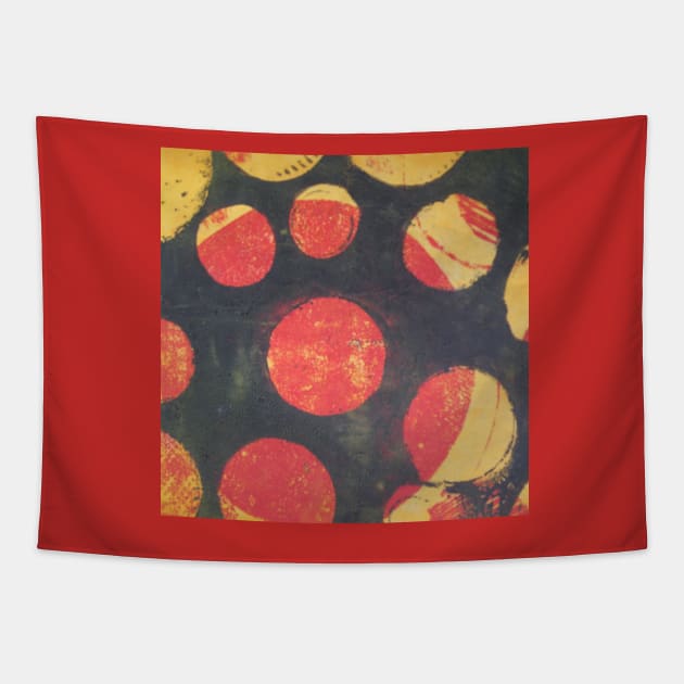 Red Planets 1 Tapestry by Heatherian