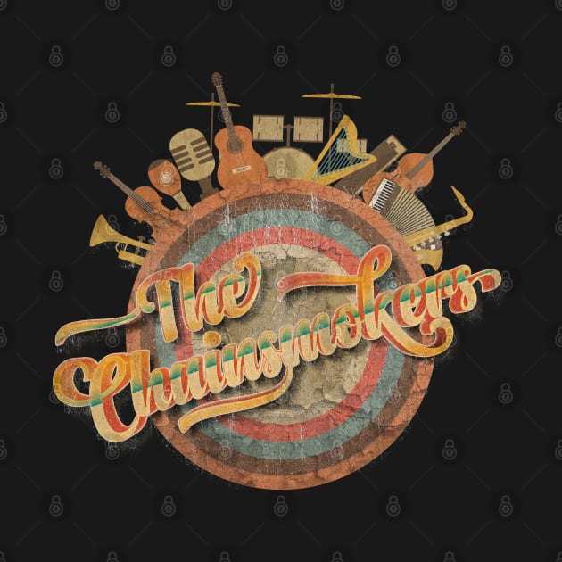 Tour Music Designs Vintage Retro - The Chainsmokers by kumurkumur