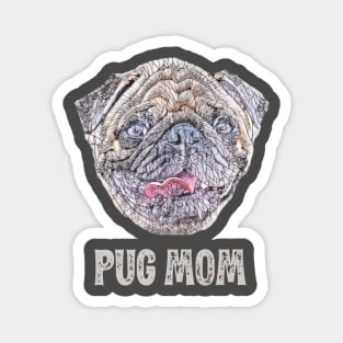 Pug Mom Magnet