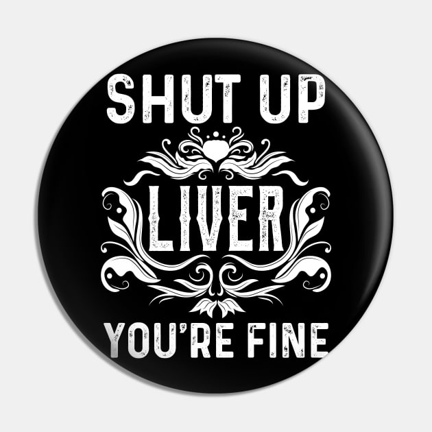 Shut Up Liver Pin by Dojaja