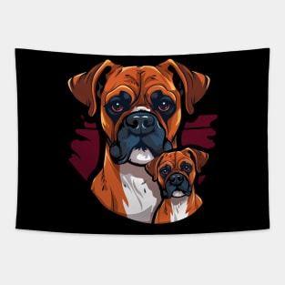 Boxer Fathers Day Tapestry