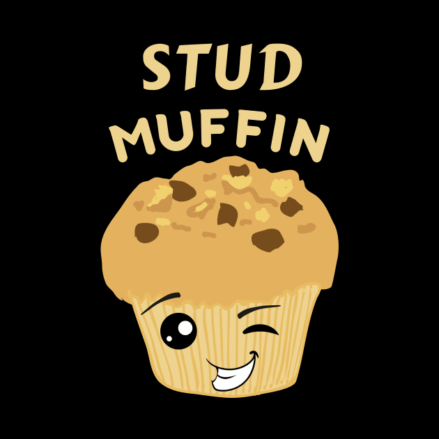 Kawaii Stud Muffin Pun by Caregiverology