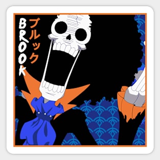 Brook One Piece Stickers for Sale