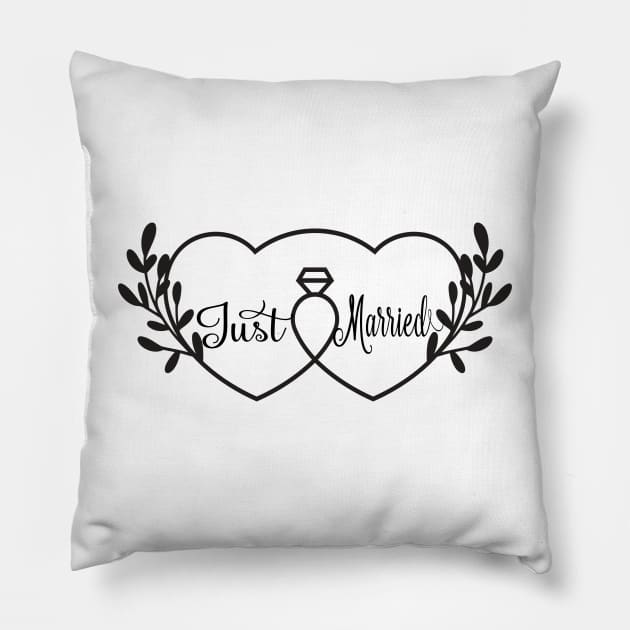 Just married Pillow by ChezALi