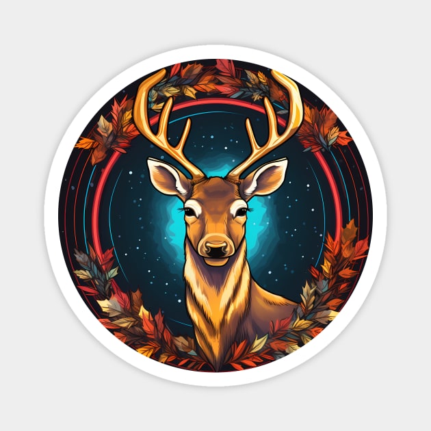 Deer in Ornament, Love Deers Magnet by logiamerch