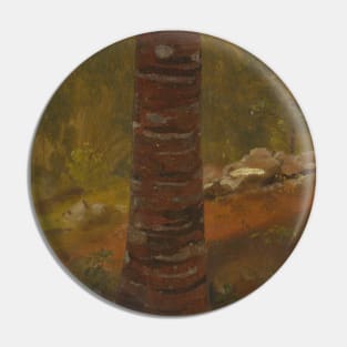 Tree Trunk by Frederic Edwin Church Pin