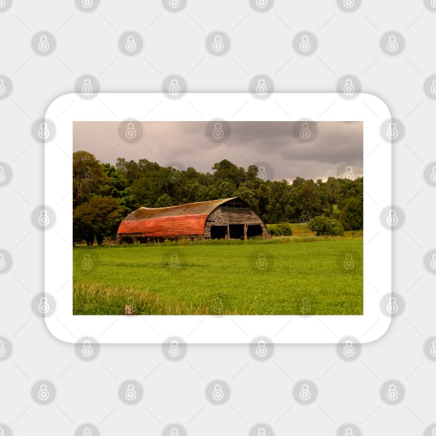 ibs field and barn Magnet by pcfyi