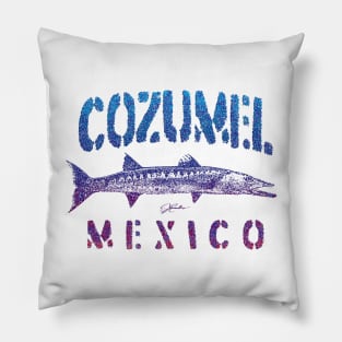 Cozumel, Mexico, Great Barracuda Pillow