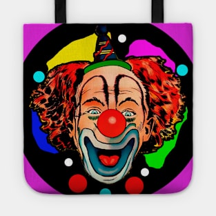 colorful clown Tote