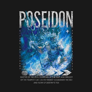 Master of the seas, Poseidon custom Graphic Art T-Shirt