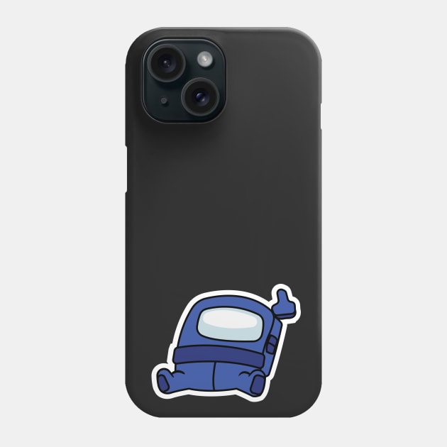 Blue Sus Sign #2 Phone Case by Rampantarts