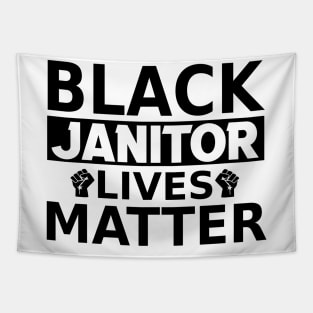 Black Janitor Lives Matter, Black History Month, BLM Tapestry