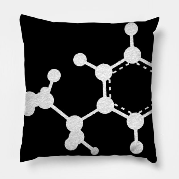 Adrenaline Molecule Pillow by ChemECool