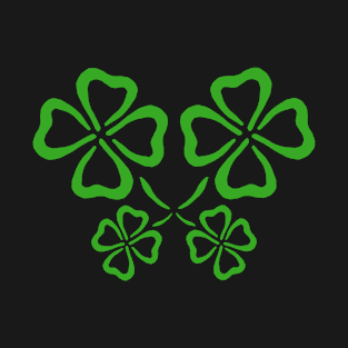 Ice Hockey Shamrock Clover St Patricks Day T-Shirt