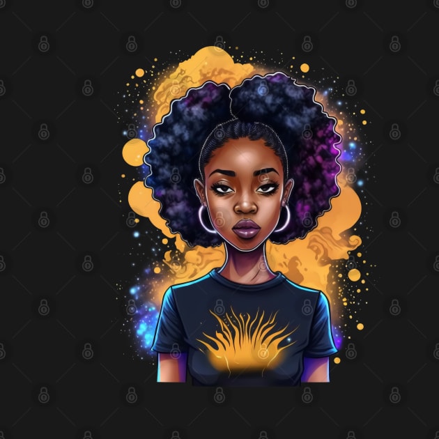 Dope Black Girl Black History Month by BadDesignCo