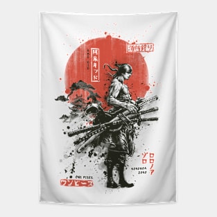 Pirate Samurai Tapestry