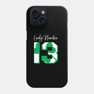 'Lucky Number 13' Awesome Lucky Number Gift Phone Case