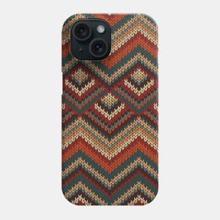 ugly sweater pattern Phone Case